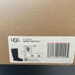 UGG Black Bailey Bow Tall Boots